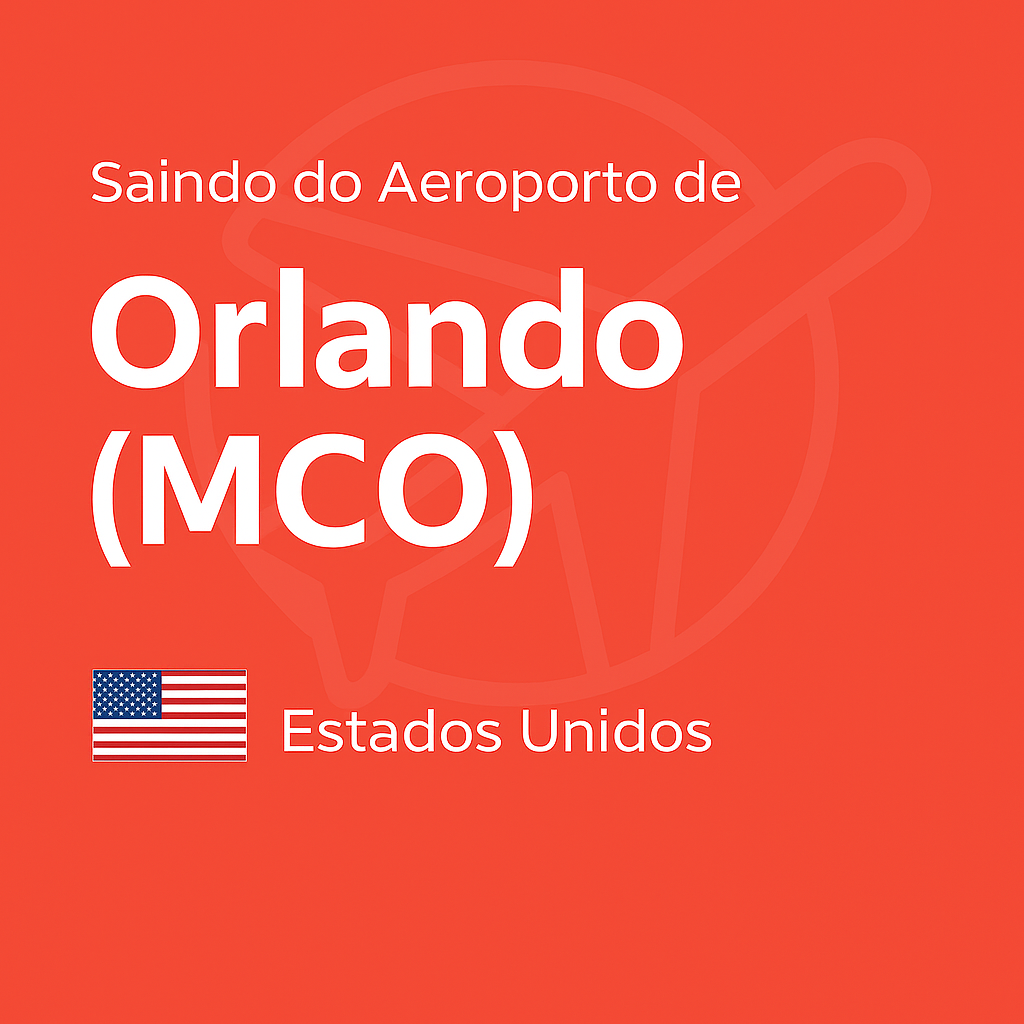 Como sair do Aeroporto de Orlando (MCO), Estados Unidos — guia completo de transporte