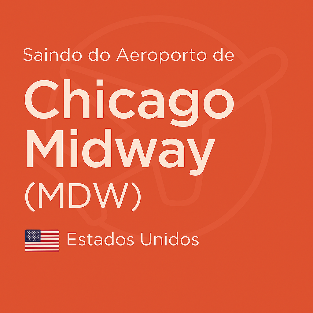 Saindo do Aeroporto de Chicago Midway (MDW)