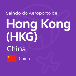 Saindo do Aeroporto de Hong Kong (HKG)