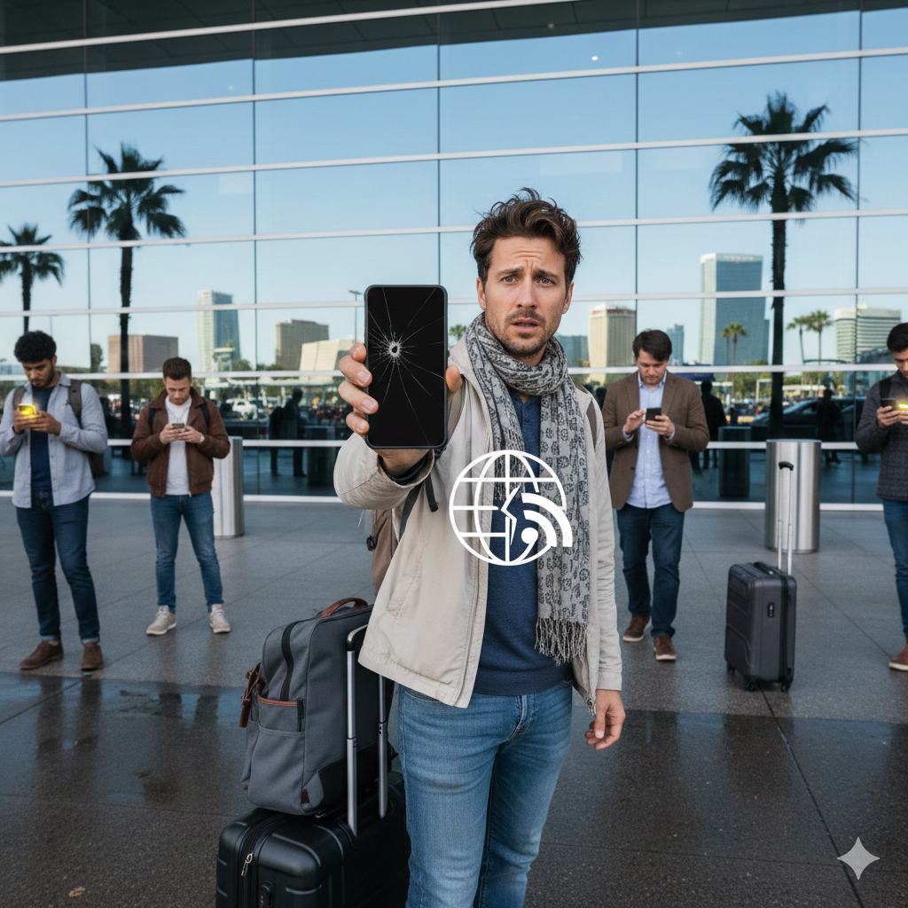 Descubra dicas práticas para navegar com segurança e sair do aeroporto mesmo sem acesso à internet.
