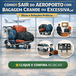 Descubra dicas e soluções práticas para facilitar sua saída do aeroporto com bagagens grandes ou excessivas.