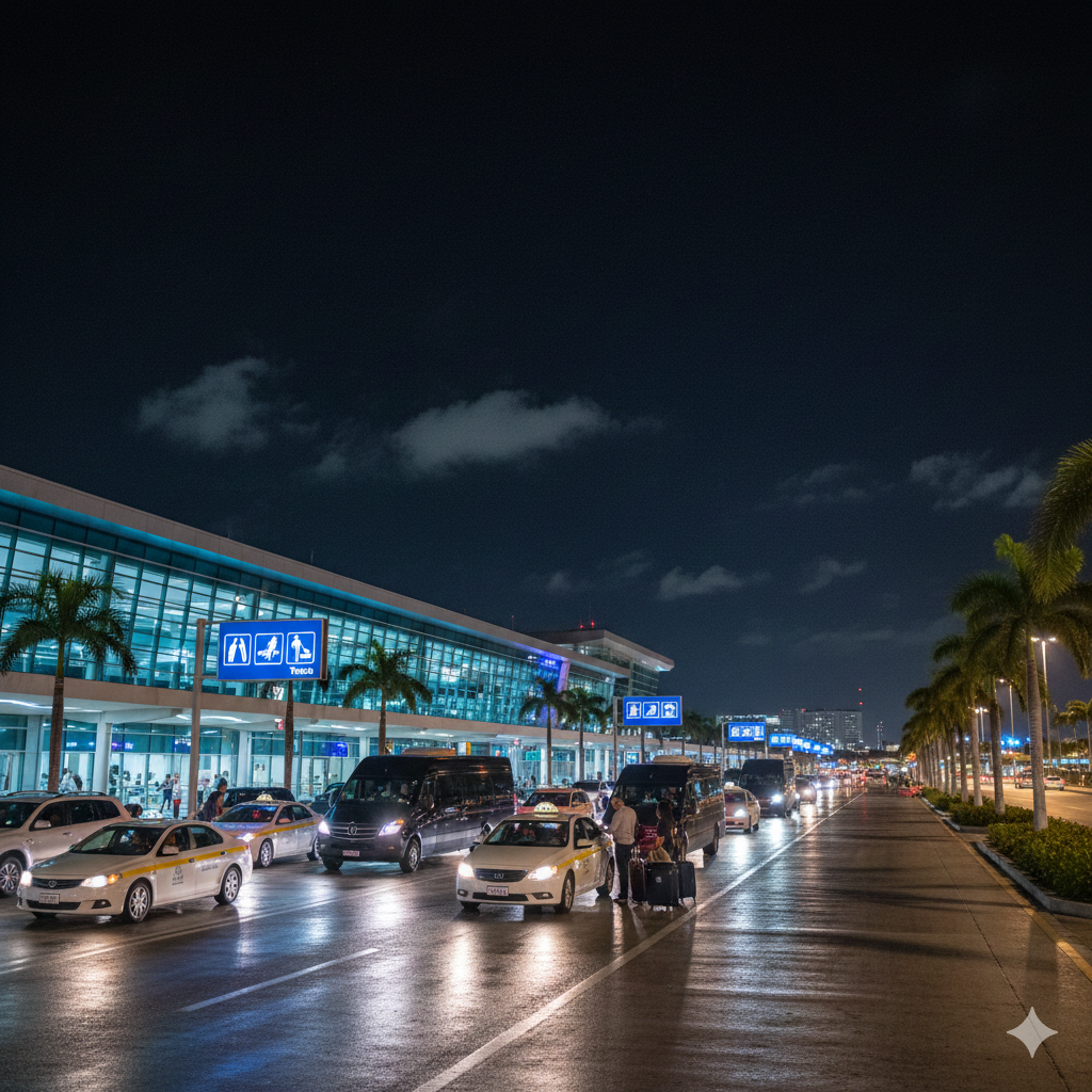 Descubra como sair do Aeroporto de Cancún à noite ou de madrugada com segurança e conforto, aproveitando as melhores opções de transporte.