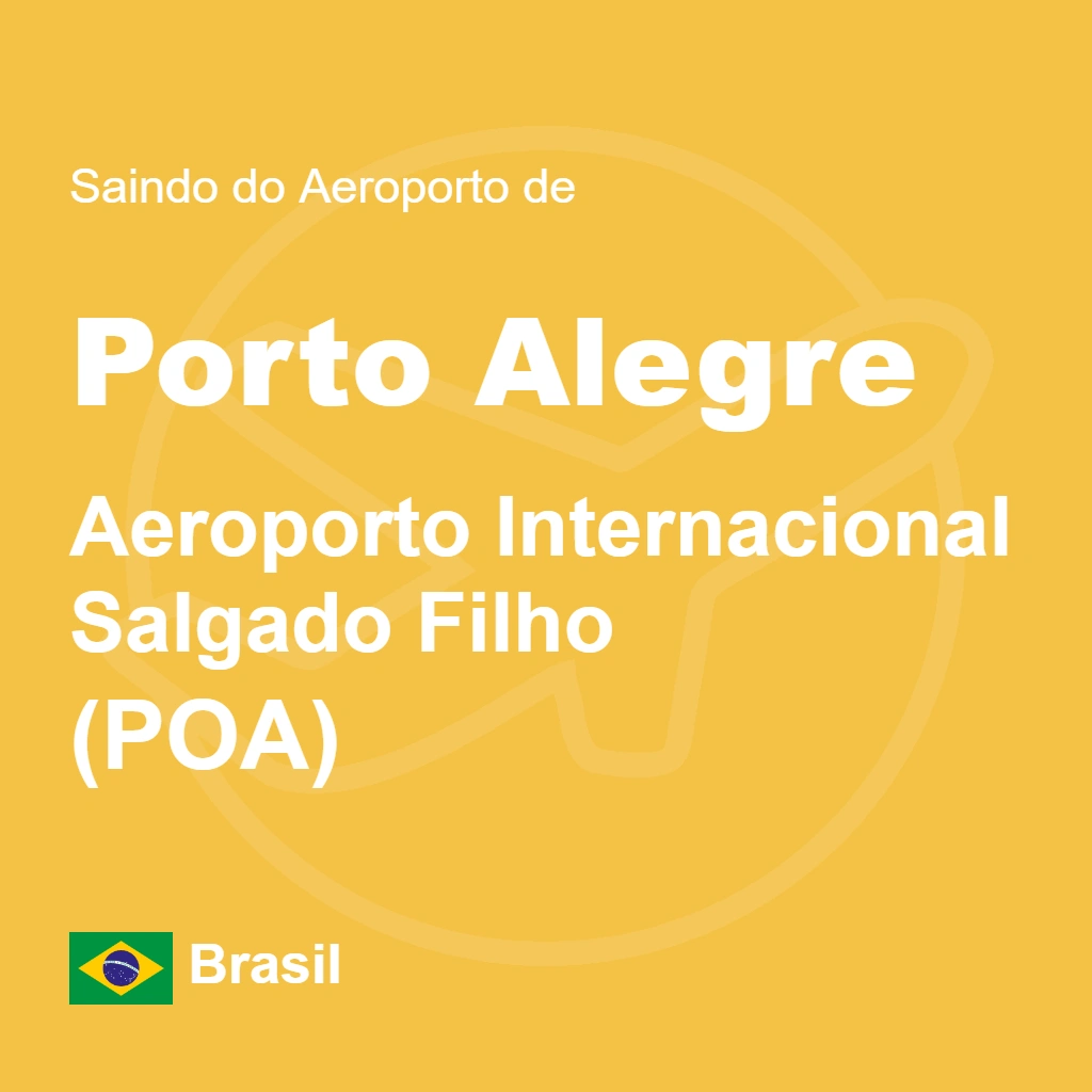 Descubra as melhores opções de transporte para sair do Aeroporto de Porto Alegre, incluindo táxi, ônibus e mais!