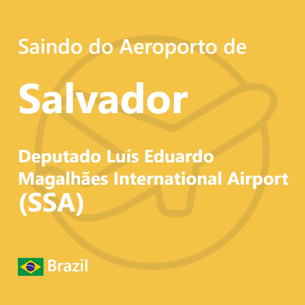 Descubra as melhores opções de transporte para sair do Aeroporto de Salvador (SSA) e explore a cidade com facilidade.