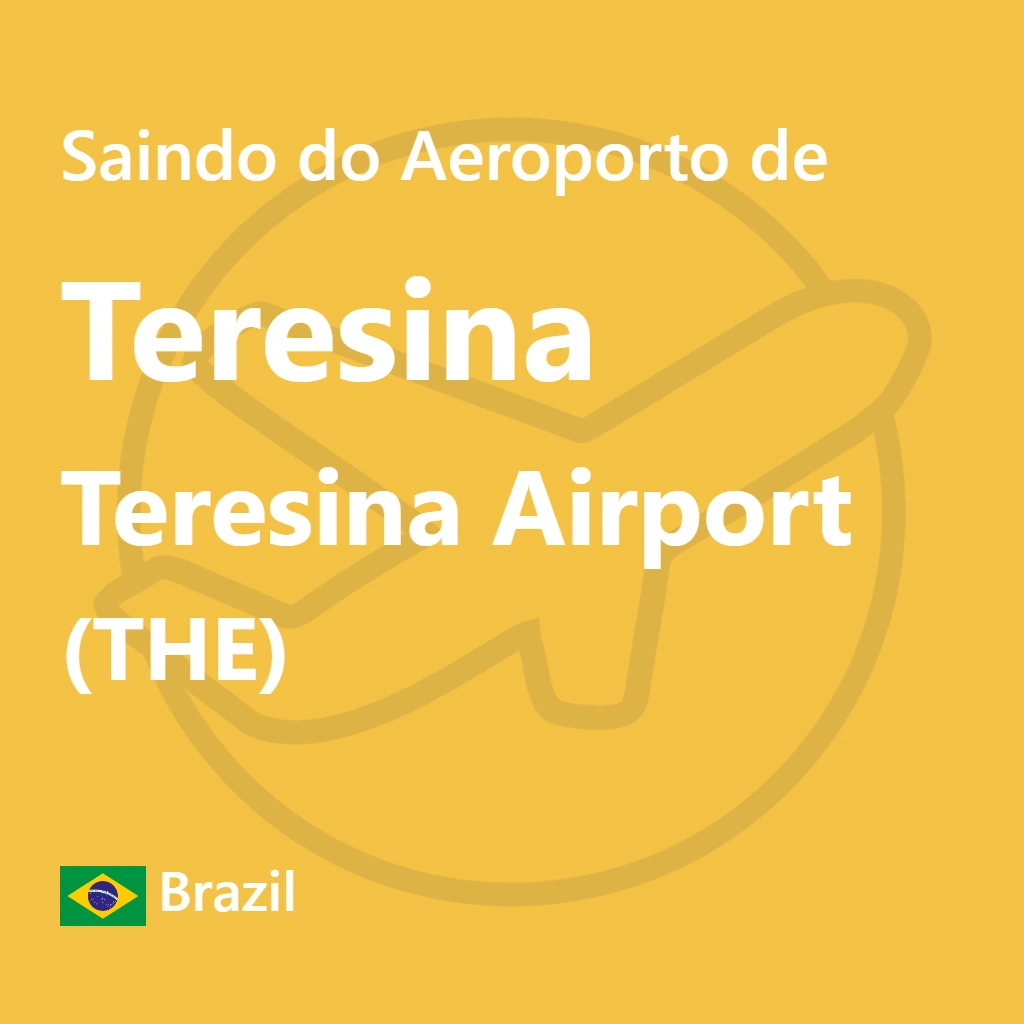 Descubra como sair do Aeroporto de Teresina (THE) sem complicações, com dicas sobre transporte e orientações úteis.
