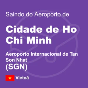 Planejando sua chegada a Ho Chi Minh? Esta imagem ilustra as convenientes opções de transporte disponíveis na saída do Aeroporto Tan Son Nhat (SGN), preparando você para desvendar o Vietnã. Descubra as melhores rotas e dicas no artigo!