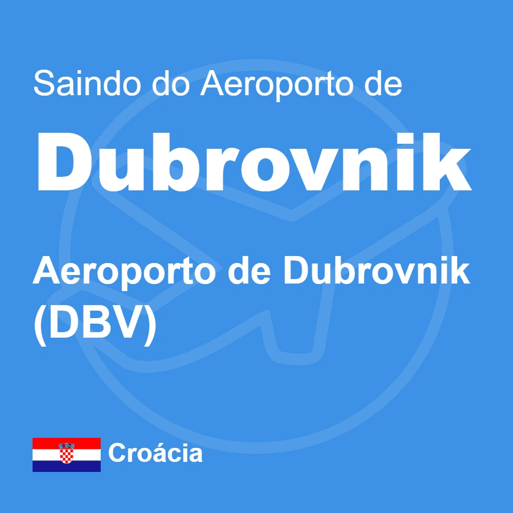 Chegou ao Aeroporto de Dubrovnik (DBV)? Descubra as melhores opções de transporte para sair do aeroporto e iniciar sua aventura na Croácia com tranquilidade. Nosso guia completo detalha tudo para viajantes brasileiros!