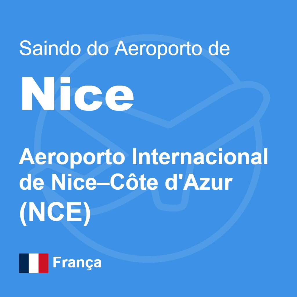 Sua porta de entrada para a deslumbrante Riviera Francesa: saiba como sair do Aeroporto de Nice (NCE) com o máximo de conveniência e o mínimo de despesa.