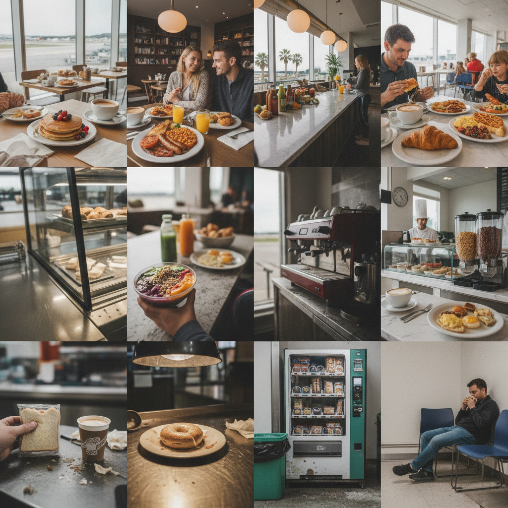 Café da Manhã em Aeroportos: 5 Lugares Bons de Comer e 3 Que Evitar