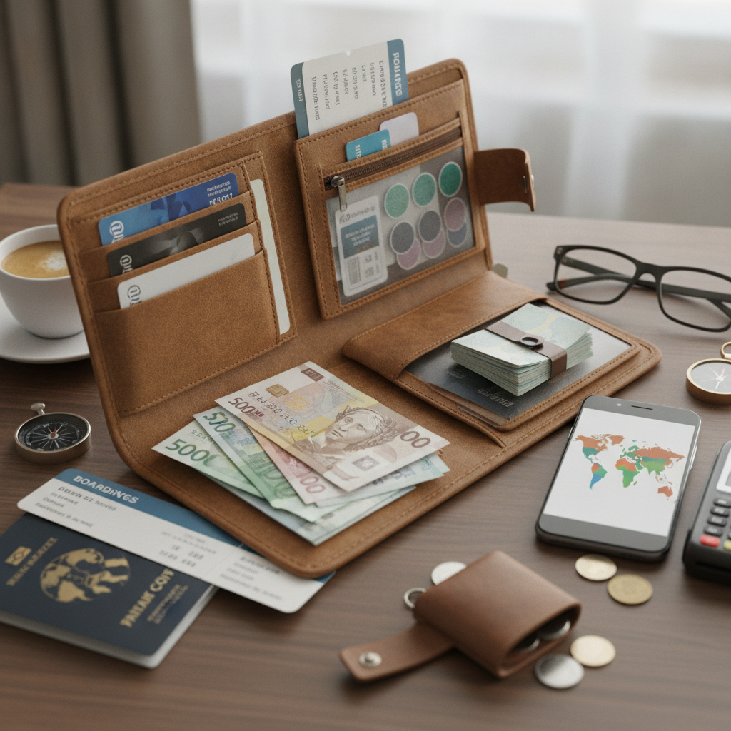 Image for Como Organizar Cartões, Dinheiro e Pagamentos no Exterior: Um Guia Completo para Viajantes Brasileiros
