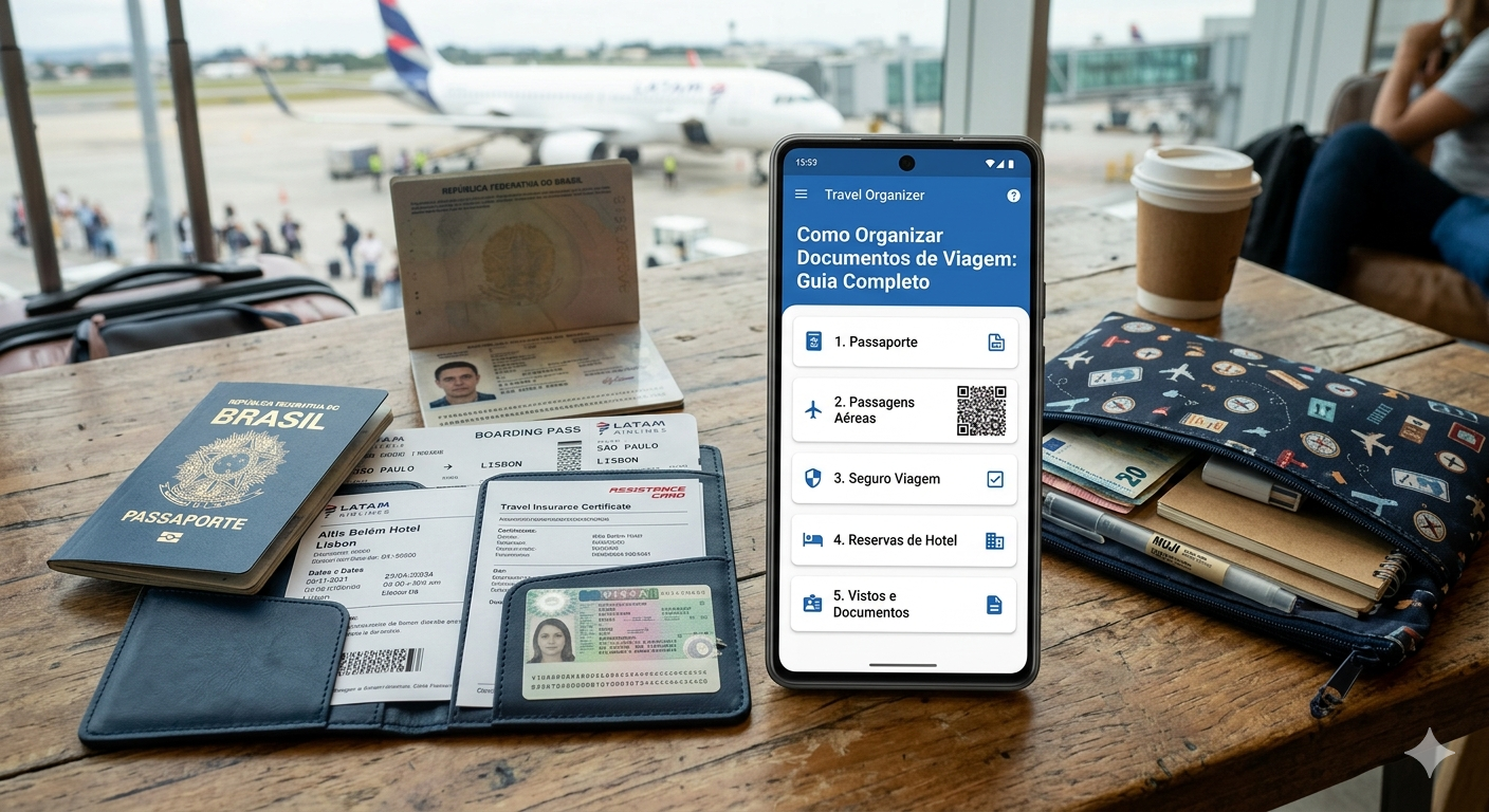 Image for Como Organizar Documentos de Viagem: Guia Completo para Celular e Papel