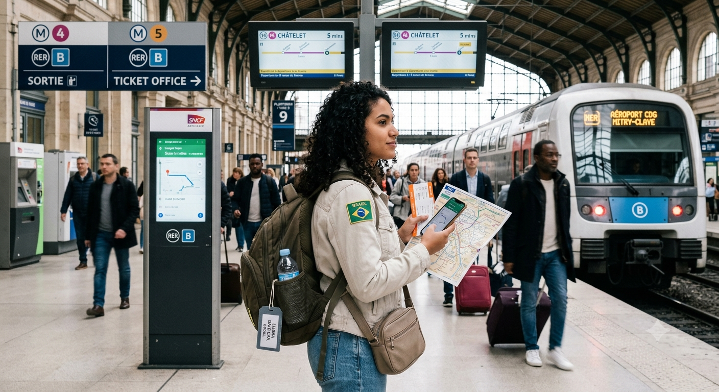 Image for Como Usar Transporte Público em uma Cidade Estrangeira Sem Falar o Idioma: Um Guia Completo para Viajantes Brasileiros