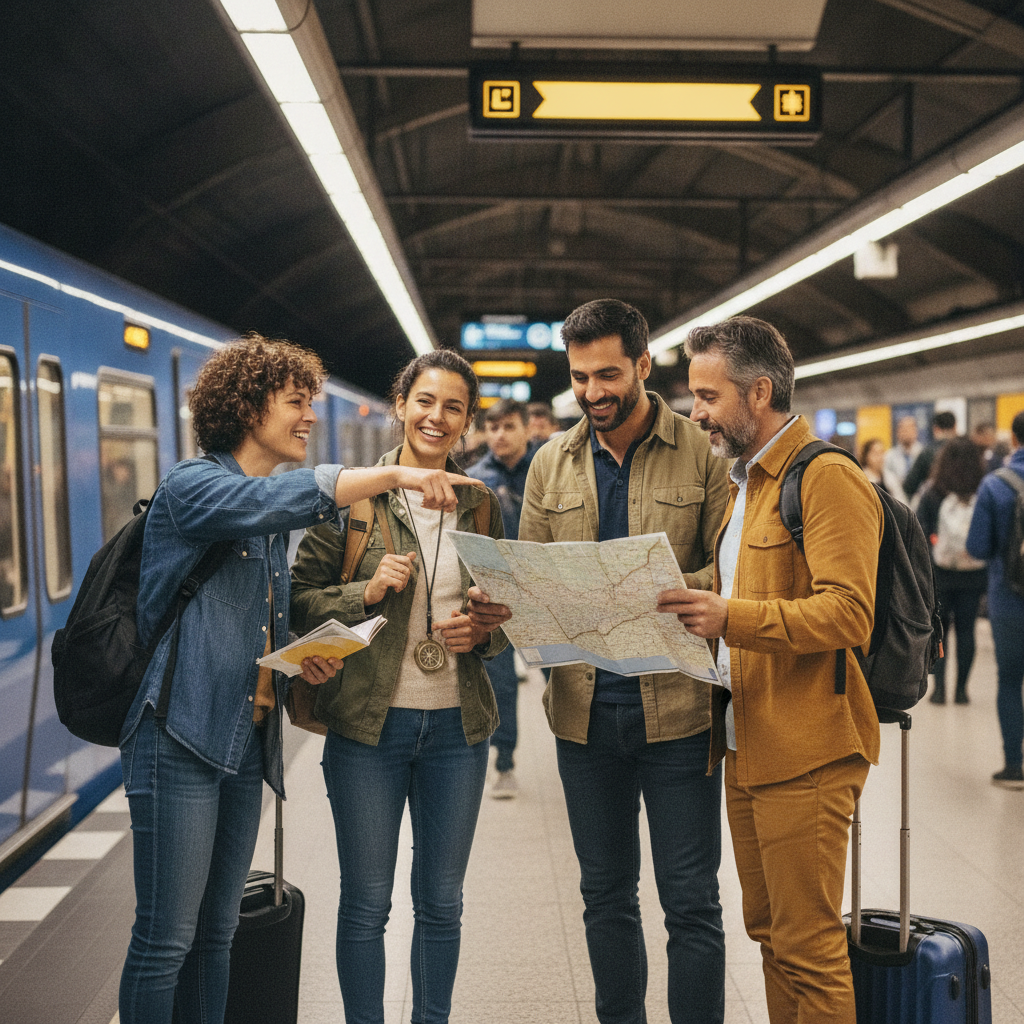 Image for Desbravando o Desconhecido: Seu Guia Completo para Usar Transporte Público em Qualquer Cidade - sem celulares
