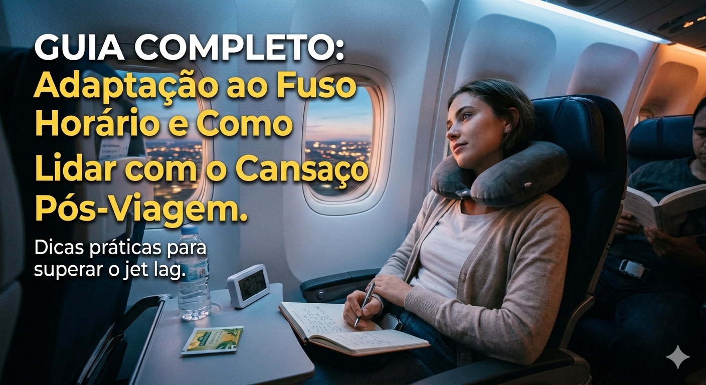 Image for Guia Completo: Adaptação ao Fuso Horário e Como Lidar com o Cansaço Pós-Viagem