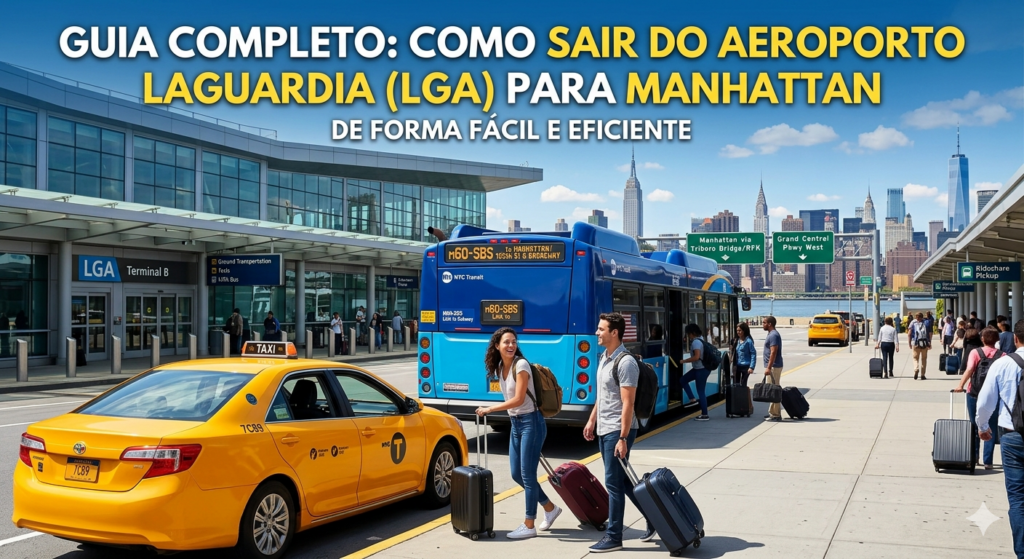 Image for Guia Completo: Como Sair do Aeroporto LaGuardia (LGA) para Manhattan de Forma Fácil e Eficiente