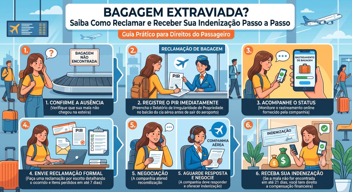 Image for Bagagem Extraviada? Saiba Como Reclamar e Receber Sua Indenização Passo a Passo