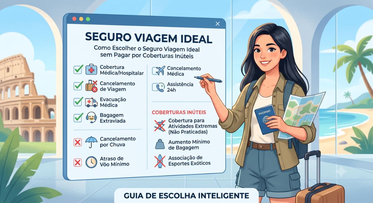 Image for Como Escolher o Seguro Viagem Ideal sem Pagar por Coberturas Inúteis
