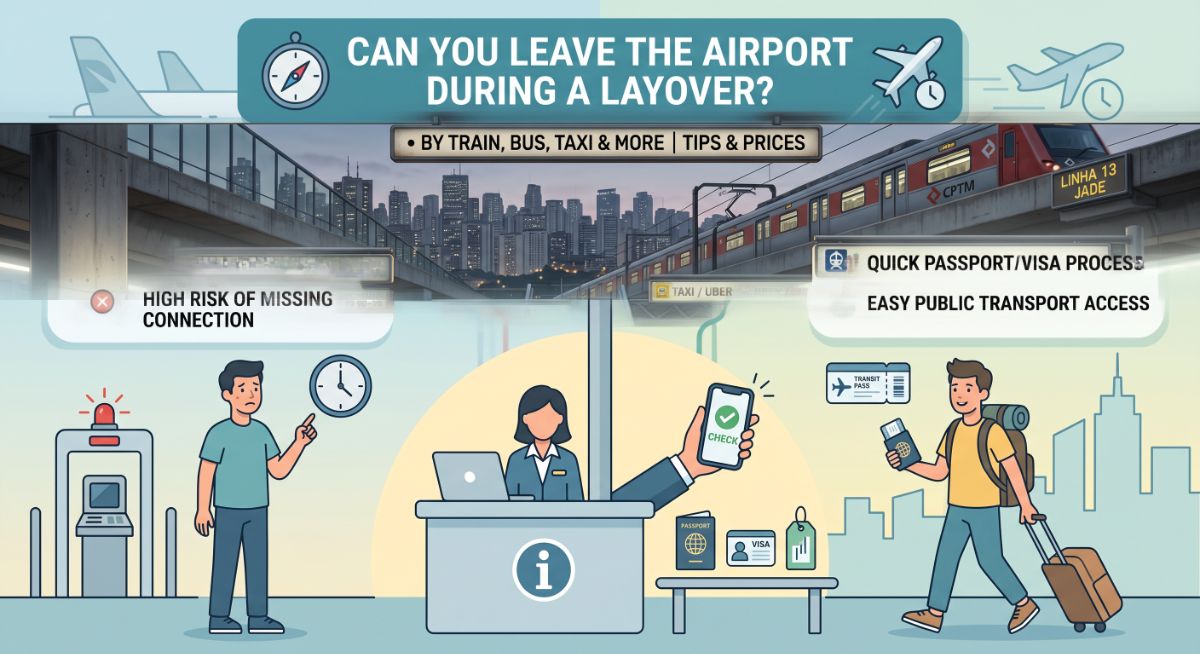Can you leave the airport during a long layover in 2026? Learn the real-time calculation formula, visa requirements, luggage storage, and re-entry tips.