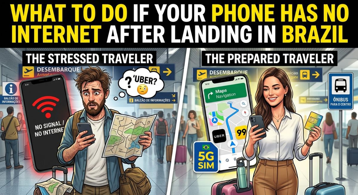 What to Do If Your Phone Has No Internet After Landing in Brazil
